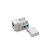 Paquete de 50 conectores Keystone Cat6 - Conector de pared Ethernet - Acoplador de red Cat6 - Compatible con Cat5/5e/6