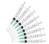 Paquete de 50 consumibles de laboratorio Luer Lock de 3 ml, calibre 21, 1 ml, 2,5 ml, 3 ml, 5 ml, 10 ml, 20 ml con consumibles de laboratorio de 25 Ga, 23 Ga, 22 Ga, 21 Ga, 18 GA (envueltos