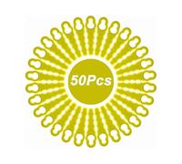 Paquete de 50 cuchillas de repuesto ZENGO para bordeadora Ryobi, cabezales de cuchilla dentada doble