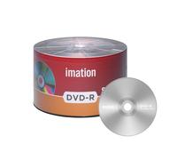 Paquete de 50 discos DVD-R Imation 16X de 4,7 GB/120 min con logotipo de marca, en blanco, grabables, para pel culas.