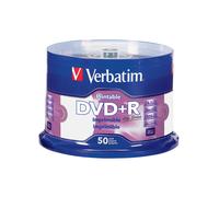 Paquete de 50 discos DVD+R imprimibles Verbatim Life Series 98492