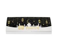 Paquete de 50 elegantes tarjetas de felicitación de celebración islámica, tarjetas de felicitación plegables para musulmanes, tarjetas de invitación religiosas