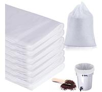 Paquete de 50 filtros de café frío de 20 x 20 pulgadas, filtros comerciales Toddy de preparación fría, bolsa de filtro Toddy para café de hasta 5 libras, se adapta a cubos Toddy de 5 galones