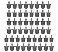 Paquete de 50 goteros de riego ajustables que proporcionan un flujo de agua de 360 grados para riego de precisión de césped, hierbas y huertos