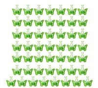 Paquete de 50 innovadoras mariposas de resina ABS diseñadas para maximizar el potencial vertical de tu jardín