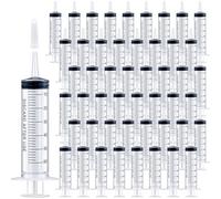 Paquete de 50 jeringas de 60 ml con punta de catéter y tapa, jeringas grandes de plástico para líquidos, fiesta de chupito de gelatina, estudiantes de medicina, laboratorios orales, científicos,
