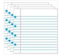 Paquete de 50 servilletas de papel para cuaderno, servilletas desechables con diseño de papel rayado para regreso a clases, agradecimiento al profesor, aula, jardín de infantes, suministros de fiesta