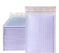 Paquete de 50 sobres de burbujas bolsas de embalaje moradas sobres rellenos autosellantes embalaje de envío protección anticaída-50 piezas-25 * 30cm