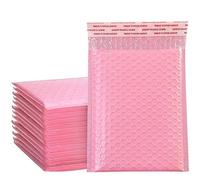 Paquete de 50 sobres morado/colorido Bolsas de embalaje Sobres rellenos autosellantes Embalaje de envío Protección anticaída-50 piezas Rosa-15 * 20cm