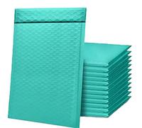 Paquete de 50 sobres morado/colorido Bolsas de embalaje Sobres rellenos autosellantes Embalaje de envío Protección anticaída-50 piezas Verde-15 * 20cm
