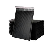 Paquete de 50 sobres morado/colorido Bolsas de embalaje Sobres rellenos autosellantes Embalaje de envío Protección anticaída-50 piezas Negro-15 * 18cm