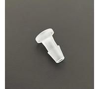 Paquete de 50 tapones púas for manguera plástico reutilizable PP transparente, accesorio identificación 1/16 pulgadas for maquinaria bioquímica alimentos laboratorio(2.4mm)