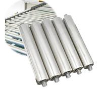 Paquete de 50 tubos de repuesto de rodillo transportador de 50 mm de diámetro, transmisión industrial, 91,4 cm de longitud, compatibles con sistemas de 1000 mm, 800 mm, 600 mm, 500 mm, 300 mm, 200 mm