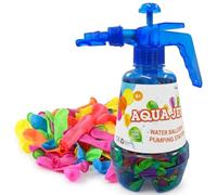 Paquete de 500 globos de agua con boquilla de llenado rápido, bombas de agua para niños y adultos, látex natural de fácil llenado, juegos de fiesta de jardín al aire libre, a partir de 6 años