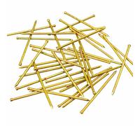 (Paquete de 500 piezas) Clavos de acabado de cabeza pequeña de 1,5 x 40 mm, clavos de acero chapado en zinc, clavos para carpintería (500, 1,5 x 40 mm)