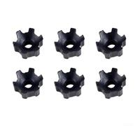 Paquete de 6 almohadillas de goma antivibración para motosierras MS341 y MS361, soportes de amortiguador AV, piezas de repuesto para amortiguación del motor, color negro