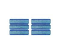 Paquete de 6 Almohadillas de Microfibra para Bona Fregona Almohadilla de Limpieza de Microfibra Compatible con Bona Mop para Limpiador de Suelos de