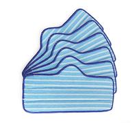 Paquete de 6 almohadillas de microfibra para limpiador de vapor Dupray Neat reutilizables y lavables para una eliminación eficaz de la suciedad y el polvo, almohadillas de fregona de ajuste rápido