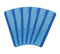 Paquete de 6 almohadillas de microfibra para limpieza de microfibra Bona compatible con fregona Bona para piso de madera dura de 18 pulgadas