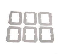 Paquete de 6 almohadillas de repuesto para robot aspirador Liectroux Yw509, paño de microfibra lavable de alta absorción, accesorio de limpieza profunda para suelos duros para ventanas y esquinas
