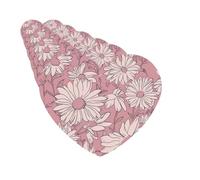 Paquete de 6 ambientadores de coche con flores sobre fondo, lindo ambientador colgante para coche, decoración de habitación de automóvil, regalo