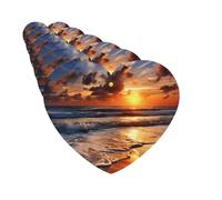 Paquete de 6 ambientadores de coche para colgar en la playa, amanecer, para decoración de habitación automotriz, regalo