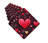 Paquete de 6 ambientadores de coche para el día de San Valentín, diseño de corazón, lindo ambientador colgante para coche, decoración de habitación automotriz, regalo