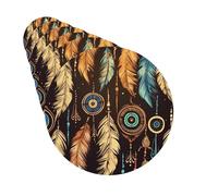 Paquete de 6 ambientadores étnicos tribales de plumas para colgar en el coche, para decoración de habitación automotriz, regalo