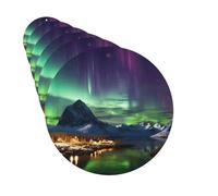 Paquete de 6 ambientadores para coche, bonito ambientador colgante de Aurora, para decoración de habitación de automóvil, regalo