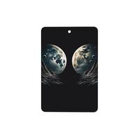Paquete de 6 ambientadores para coche con diseño de dos lunas, bonitos ambientadores colgantes para coche, para decoración de habitaciones automotrices, regalo.
