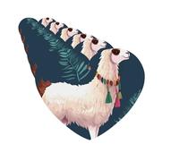 Paquete de 6 ambientadores para coche, diseño de alpaca y llama, para colgar en el coche, para decoración de habitación de automóvil, regalo