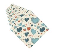 Paquete de 6 ambientadores para coche, diseño de amor, lindo ambientador colgante para coche, decoración de habitación de automóvil, regalo