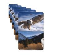 Paquete de 6 ambientadores para coche, diseño de animales y paisajes, bonito ambientador colgante para coche, decoración de habitación de automóvil, regalo