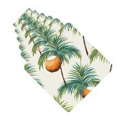 Paquete de 6 ambientadores para coche, diseño de árbol de coco de verano, lindo ambientador colgante para coche, decoración de habitación de automóvil, regalo