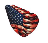 Paquete de 6 ambientadores para coche, diseño de bandera, lindo ambientador colgante para coche, decoración de habitación de automóvil, regalo