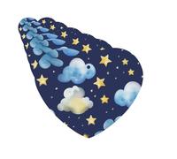 Paquete de 6 ambientadores para coche, diseño de estrellas y nubes B lue, bonito ambientador colgante para coche, decoración de habitación de automóvil, regalo