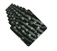 Paquete de 6 ambientadores para coche, diseño de estrellas y rayas, bonito ambientador colgante para coche, decoración de habitación de automóvil, regalo