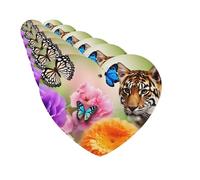 Paquete de 6 ambientadores para coche, diseño de flores de animales, lindo ambientador colgante para coche, decoración de habitación de automóvil, regalo
