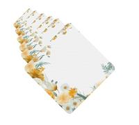 Paquete de 6 ambientadores para coche, diseño de flores en un círculo, lindo ambientador colgante para coche, decoración de habitación de automóvil, regalo