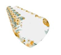 Paquete de 6 ambientadores para coche, diseño de flores en un círculo, lindo ambientador colgante para coche, decoración de habitación de automóvil, regalo