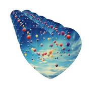 Paquete de 6 ambientadores para coche, diseño de fuegos artificiales, lindo ambientador colgante para coche, decoración de habitación de automóvil, regalo