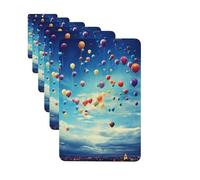 Paquete de 6 ambientadores para coche, diseño de fuegos artificiales, lindo ambientador colgante para coche, decoración de habitación de automóvil, regalo