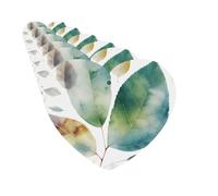 Paquete de 6 ambientadores para coche, diseño de hojas de color artístico, para colgar en el coche, para decoración de habitación automotriz, regalo