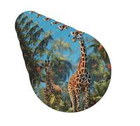 Paquete de 6 ambientadores para coche, diseño de jirafa de la selva, lindo ambientador colgante para decoración de habitación de automóvil, regalo