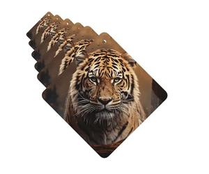 Paquete de 6 ambientadores para coche, diseño de leopardo Avatar, lindo ambientador colgante para coche, decoración de habitación de automóvil, regalo