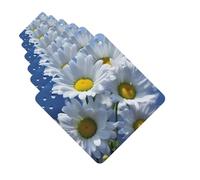 Paquete de 6 ambientadores para coche, diseño de margaritas, bonito ambientador para colgar en el coche, decoración de habitación de automóvil, regalo