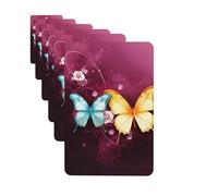 Paquete de 6 ambientadores para coche, diseño de mariposa de amor, lindo ambientador para colgar en el coche, decoración de habitación de automóvil, regalo