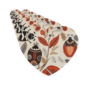 Paquete de 6 ambientadores para coche, diseño de mariquita de dibujos animados, para colgar en coche, decoración de habitación de automóvil, regalo