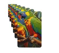 Paquete de 6 ambientadores para coche, diseño de pájaros y loros, bonito ambientador para colgar en el coche, decoración de habitación de automóvil, regalo