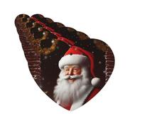 Paquete de 6 ambientadores para coche, diseño de Papá Noel, Navidad, zoom, lindo ambientador colgante para coche, decoración de habitación de automóvil, regalo